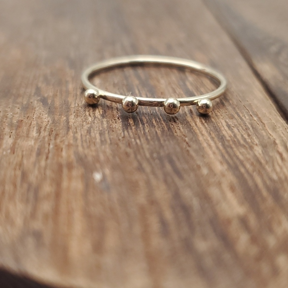 Size 8 R568 simplistic tribal ring - Picture 2 of 2